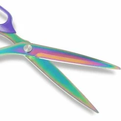 JUNJUN Stoffschere, Schneiderschere Mit Strapazierfähigem Titanbeschichtetem Edelstahl, Schneiderschere Zum Schneiden Von Stoffen Und Leder, Lila, 10 Zoll -Angebote Schneidwerkzeug Store 68013134 3