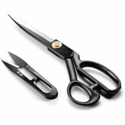 JUNJUN Schneiderschere 24 - Schneiderschere Mit Scharfen Klingen Und Ergonomischem Griff Zum Schneiden Von Stoffen, Leder, Materialien, Kleidungsstücken