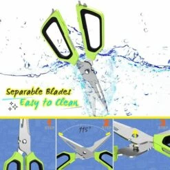 EINEMGELD Küchenschere Schwerlast, Scharfe Küchenschere Aus Edelstahl Spülmaschinenfest Mehrzweck Haushaltsschere Hochwertig Mit Klingenabdeckung Für Huhn, Fisch, Fleisch, Geflügel, Gemüse, Kräuter, Nüsse, Gans -Angebote Schneidwerkzeug Store 68104645 4