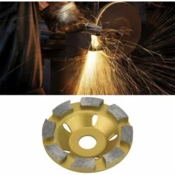 MONLY Diamant-Schleifscheibe 80mm Diamant-Segment-Schleifscheibe Topf-Trennscheibe Diamant-Schleifscheibe Topf-Schleifscheibe Für Beton Marmor Granit -Angebote Schneidwerkzeug Store 68147867 4