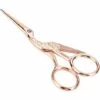 MONLY Stickerei-Storch-Schere, Vogel Rose Gold Crane Design Stickerei-Schere Storch-Schere, Vintage-Storch-Schere Für DIY-Stickerei, Kunsthandwerk, Handarbeiten Und Kunstwerke