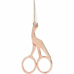 MONLY Stickerei-Storch-Schere, Vogel Rose Gold Crane Design Stickerei-Schere Storch-Schere, Vintage-Storch-Schere Für DIY-Stickerei, Kunsthandwerk, Handarbeiten Und Kunstwerke -Angebote Schneidwerkzeug Store 68292739 3