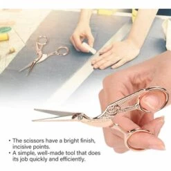 MONLY Stickerei-Storch-Schere, Vogel Rose Gold Crane Design Stickerei-Schere Storch-Schere, Vintage-Storch-Schere Für DIY-Stickerei, Kunsthandwerk, Handarbeiten Und Kunstwerke -Angebote Schneidwerkzeug Store 68292739 4