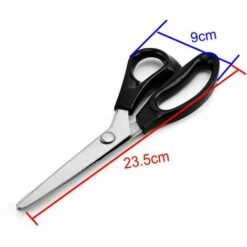 MONLY X Zackenschere Zum Schneiden Von Stoff- Und Papierhandwerk, Mit 5 Mm Zickzack- Und Bogenkanten, Nähschere, Zickzackschere -Angebote Schneidwerkzeug Store 68292772 5