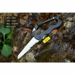 LIFCAUSAL Multifunktionales Karabinermesser Fünf-in-Eins-Schnellhängeschnallenmesser Für Den Außenbereich, EDC-Werkzeug D-Karabiner-Klappmesser -Angebote Schneidwerkzeug Store 68339951 4