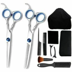 SOEKAVIA Haarschere Haarscheren Set Friseurschere, Scharfe Friseurschere, Haarschneide-Set Für Männer, Frauen Und Kinder?