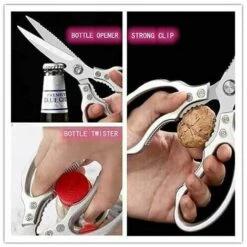 MONLY Mehrzweck-Hochleistungs-Profi-Küchenschere Zum Kochen, Die Super-Massage-Küchenschere Für Huhn, Geflügel, Fuß, Fisch (golden) 7 MONLY Mehrzweck-Hochleistungs-Profi-Küchenschere Zum Kochen, Die Super-Massage-Küchenschere Für Huhn, Geflügel, Fuß, Fisch (golden) -Angebote Schneidwerkzeug Store 68682720 3