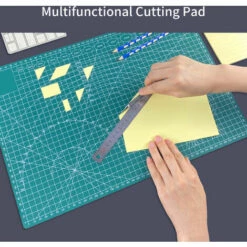 LIFCAUSAL A2 Schneidematte Doppelseitiges Schneidebrett Schneideunterlage DIY Werkzeug Mit Klaren Gitterlinien Winkel Zum Nähen Von Stoff Scrapbooking Kunsthandwerk Kartenprojekte 45 X 60 Cm (Dunkelgrün) -Angebote Schneidwerkzeug Store 68907226 4