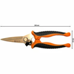 FRONTTOOL Universalschere Allzweckschere Multifunktionsschere - Titanbeschichtete Edelstahlklingen, Langlebige Stabilität, Dauerhaft Scharfe Schneidflächen -Angebote Schneidwerkzeug Store 9855638 4